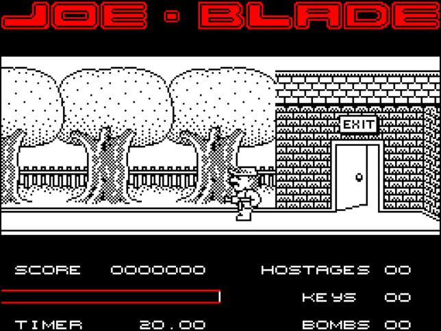 Joe Blade - Amstrad CPC game screenshot (1988) by Players